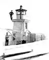 The first, wood, Portland Breakwater Light.