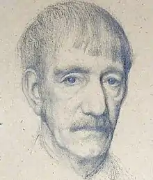 Portrait drawing of Potts