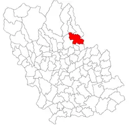 Location in Prahova County