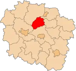 Location within the voivodeship