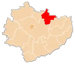 Location within the voivodeship