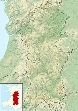 Beacons Reservoir is located in Powys