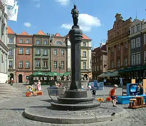 Replica of the Pillory in Poznań created by Marcin Rożek (1925)