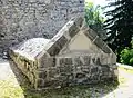 Grave of Austrian troops killed at the pass in 1809