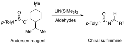 Preparation of Davis sulfinimine