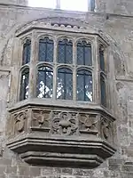 16th-century oriel window in the City of London, Priory Church of St Bartholomew the Great