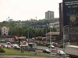 Prokop, seen from the highway