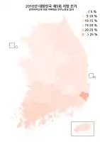 DLP Winning Margins on PR seats for provincial legislative elections