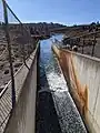 Outflow from the main spillway into Prosser Creek