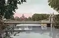 Puente Colgante of Aranjuez in 1830 by Fernando Bambrila