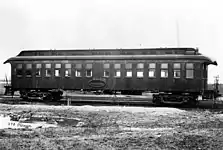 Exterior view of a Pullman car