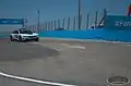 Correia driving the FIA Formula E safety car during the 2014 Punta del Este ePrix weekend.