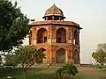 Sher Mandal in Purana Qila stands on an ancient mound. Excavations near its eastern wall reveal that the site has been continuously occupied since 1000 BC.