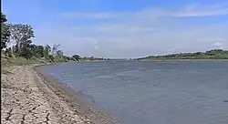 Panoramic view of Purna river near Muktainagar