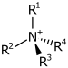 Quaternary ammonium cation