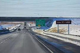 Autoroute 30 interchange with Route 236.