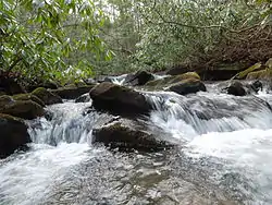 Waterfall along Quebec Run