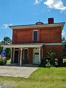 The old Quitman County Jail.  It was added to the National Register of Historic Places.