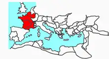 Gaul, conquered by Julius Caesar, was a part of the Roman Empire. The result of this is French-speaking Europe:  France, Wallonia, Brussels, and French-speaking Switzerland, with their regional languages (see following map).