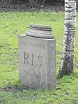 Memorial to Robert Louis Stevenson by Ian Hamilton Finlay (1987–9)