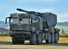 With the new Artillery Truck Interface (ATI) the 10x10 HX3 could be utilised in future as the standard basis for various artillery solutions or similar systems