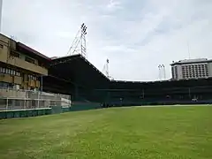 Grandstand of the stadium