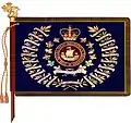 The regimental colour of the Royal New Brunswick Regiment.