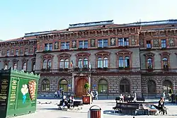 The Brașov County Prefecture building of the interwar period, currently the rectory of Transilvania University of Brașov.