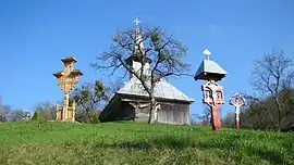 Wooden church in Cutca