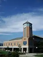 Clock tower of University Library