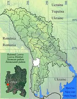 Cneazevca is located in Moldova Leova