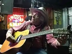 Ramblin' Jack Elliott at Knuckleheads Saloon's in Gospel Lounge on May 2, 2013