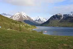 Arm of the Ramfjorden in Tromsøysund