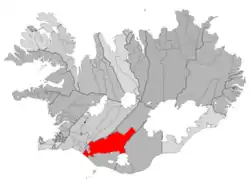 Location of Rangárþing ytra