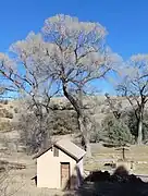 The pumphouse and well along Turkey Creek (2015).