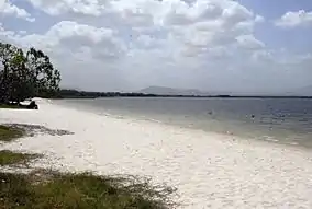 Lake Caracaranã in the Raposa Serra do Sol indigenous reserve