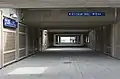 An underpass tunnel to the north of the station connecting the streets of Veturitie and Ratapihantie.