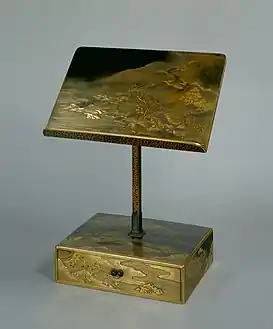 Reading Stand with Mount Yoshino, Edo period, 18th century