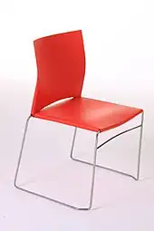 A polypropylene chair