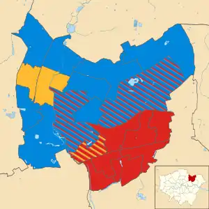 2010 results map