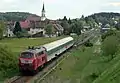 Train near Löffingen station