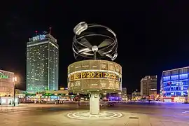 Night view of the World Clock