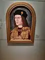 A replica of the oldest surviving portrait of Richard III, with the original dating to around 1520