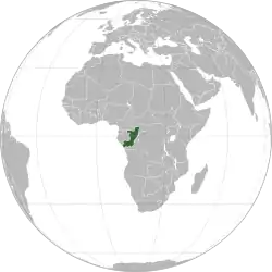 Location of Congo