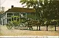 Resolved Waterman Tavern ca. 1900.  The front part of the tavern is demolished and only one back ell survives today