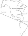 Image of a reverse land bridge.