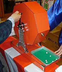 Japanese lottery machines often have octagonal shape.