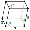 Rhombohedral crystal structure for mercury