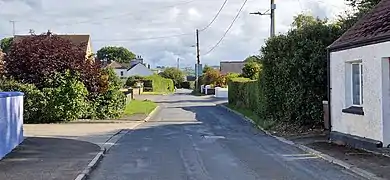 The unclassified road from Llwyncelyn to Oakford