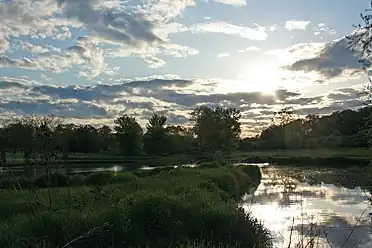 East side of golf course